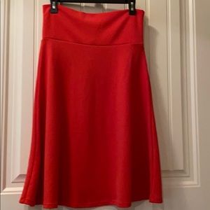 Vivid hot pink LulaRoe skirt!